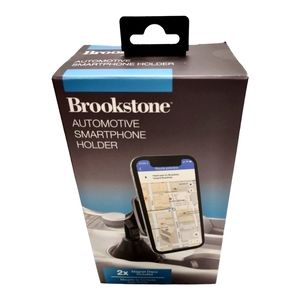 Brookstone BK1337 Automotive Smart Phone Holder Universal Fit Most Console